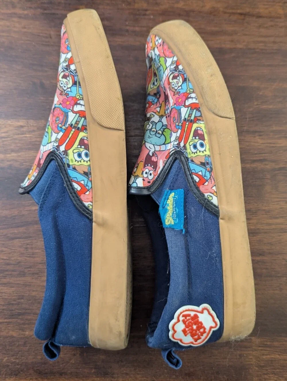 Ground Up SpongeBob Slip On Shoes Men's Size 9